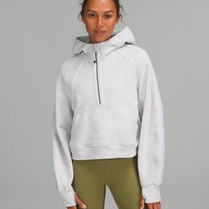Lululemon Crop Scuba Hoodie Half Zip